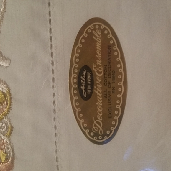 Vintage Artlin 5th Ave. 100% cotton pillowcase set - Picture 3 of 4